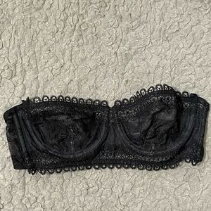 Victoria’s Secret Very Sexy Balconet Strapless Bra Black 34B